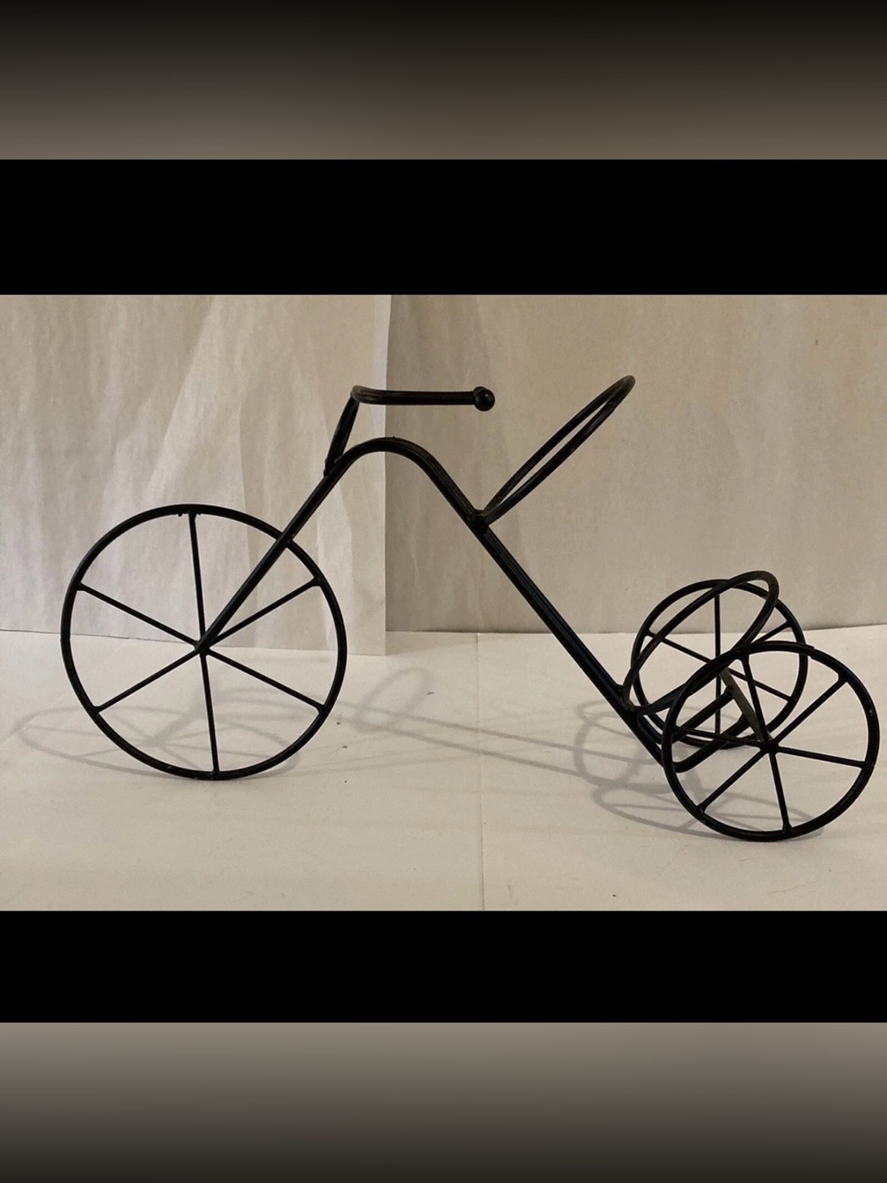 2 for $20 sale: Metal bicycle wine holder/display